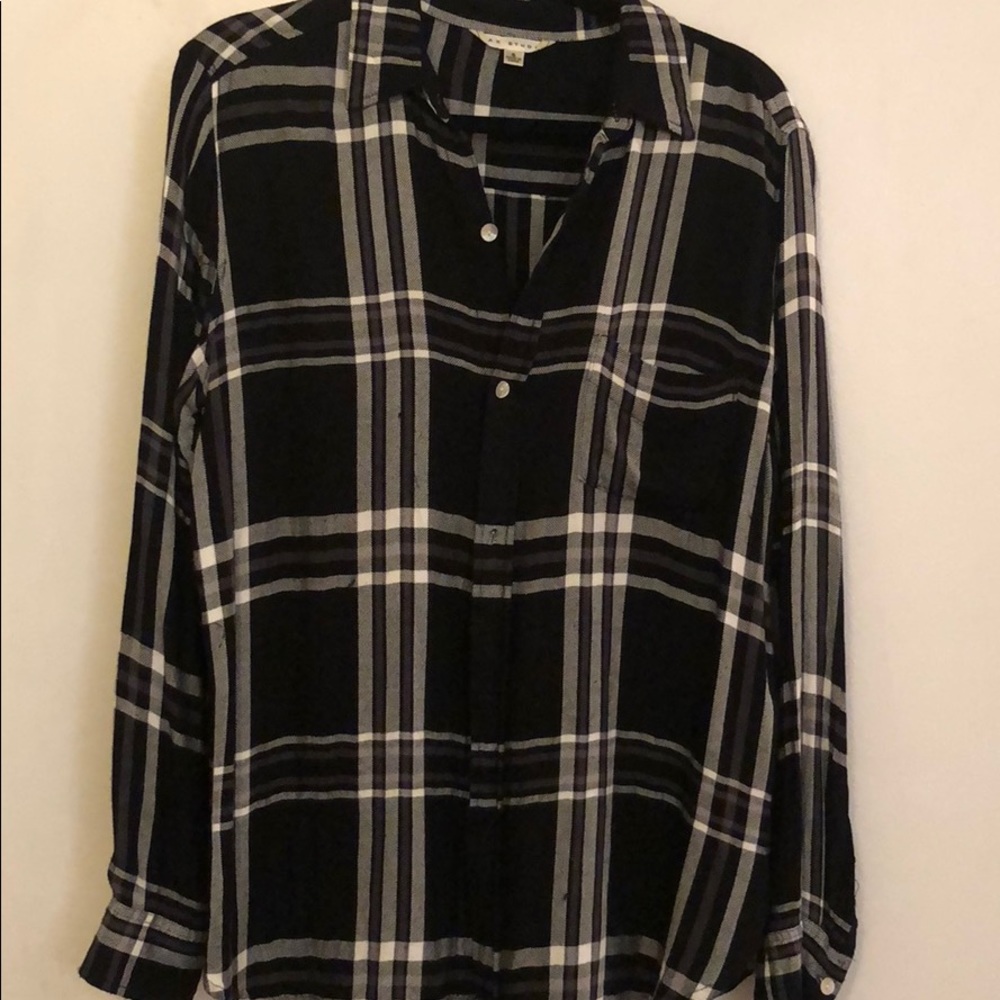 Max Studio Plaid Shirt